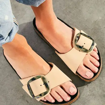 Madrid Big Buckle Torty Sandal