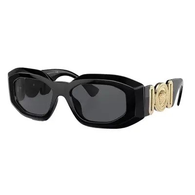 Versace Medusa Biggie Sunglasses in black with gold logo