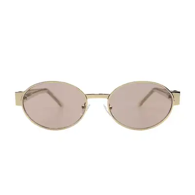 Otra Echo Sunglasses with gold frames and brown lenses