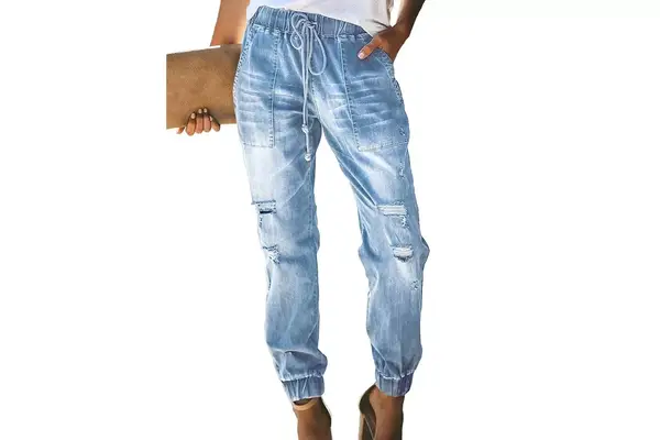 Sidefeel Elastic Waist Stretch Joggers