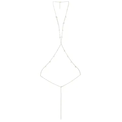 Petit Moments Pearl Body Chain in gold