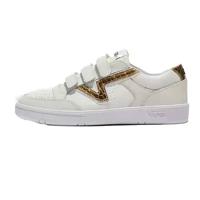 Vans Lowland ComfyCush V Shoe in marshmallow and gold