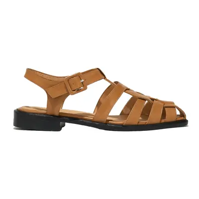 Zou Xou Franca Sandal in desert light brown fisherman style