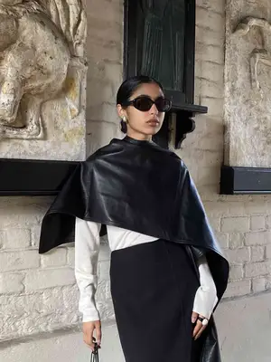 Alexis Bittar Serpent Lucite Pin in gold desert multi