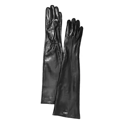 Michael Kors Leather Opera Gloves in black