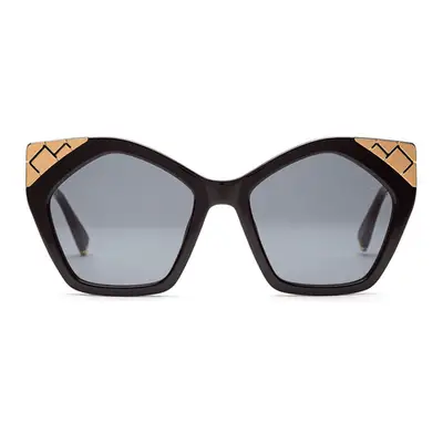 Coco and Breezy Life sunglasses in black with gold details