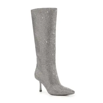 Mix No. 6 Nole 2 Boot in silver sparkly metallic