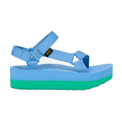 Teva Flatform Universal sandals in all aboard blue and blarney green