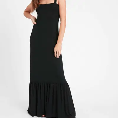 Petite Knit Maxi Dress ($120)