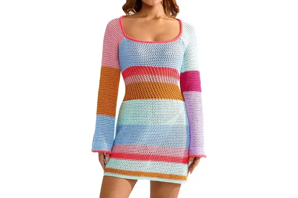 Fabumily Women Crochet Knit Mini 