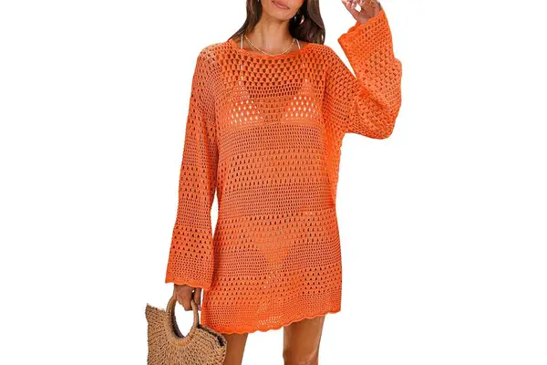 ANRABESS Women Swimsuit Crochet Swim 