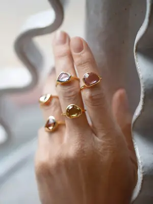 Sonia Petroff Eye Brooch