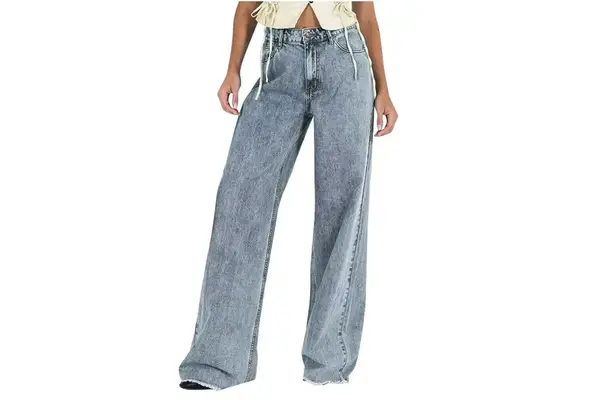 BRGZLK Pull On Women’s Baggy Jeans