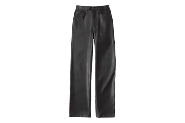 Abercrombie Vegan Leather 90s Relaxed Pant