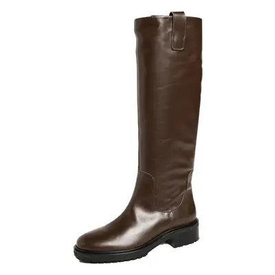 Aeyde Henry Calf Leather Moka Riding Boots