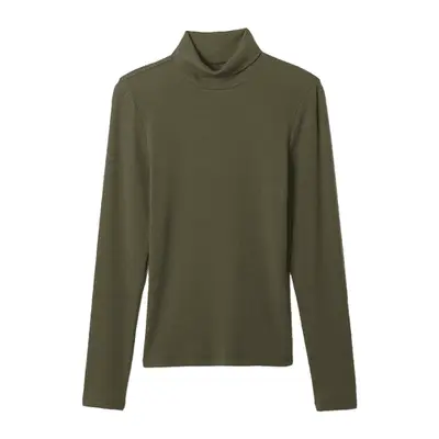 Gap Modern Rib Turtleneck in olive green