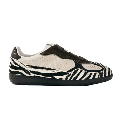 Alohas TB.490 Leather Sneakers in soft brown with dark brown zebra accents