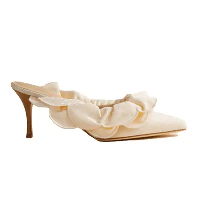 Brother Vellies Stell Mule in ivory