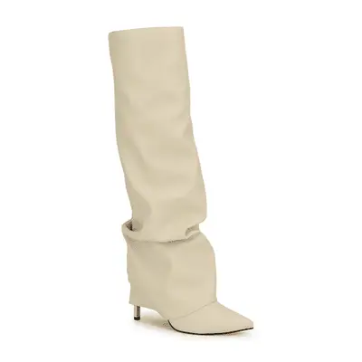Nine West Randee Pointed Toe Knee High Boot in ivory