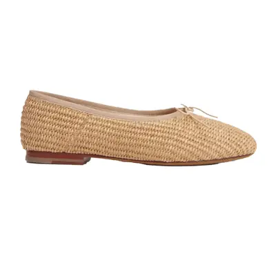 Mansur Gavriel Dream Ballerina flats in natural raffia