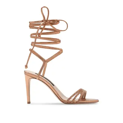 Chelsea Paris Sasha heeled sandal in bronze crystal