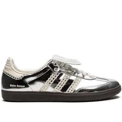 Wales Bonner Adida sambas metallic silver