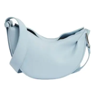 BCBG Faux Leather Shoulder Bag in sky blue