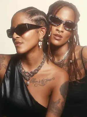 Otherwild Gay Power Hat in light wash denim