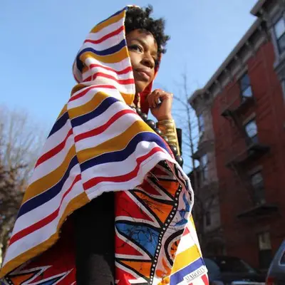 Official Rebrand Transformed Wrap Micro Sweat Skirt in gray on model