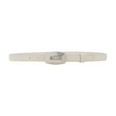 Ben-Amun Leather Belt in ivory