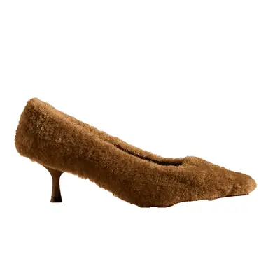 Bibi Lou Julieta Fur Pumps in brown