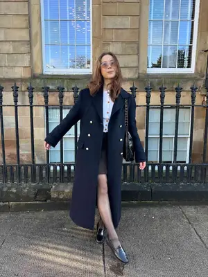 Ralph Lauren Brass-Plated Logo Chain Belt in gold