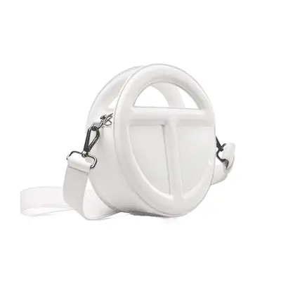 Telfar Round Telfar Circle Bag in white