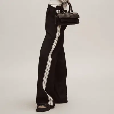 Chava Funnelneck Reversible Shirt in white on model