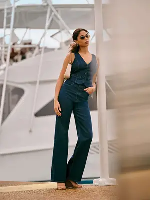 Wray Jessica Tank in brunette knit