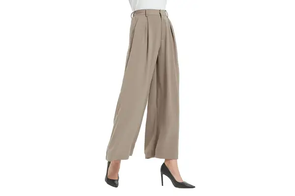 Tronjori Women High Waist Palazzo Trousers
