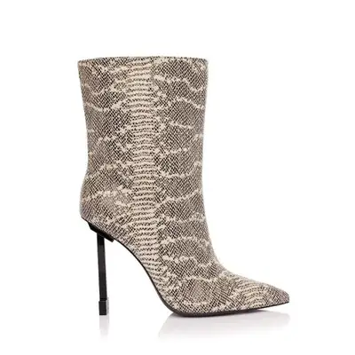 snakeskin boot