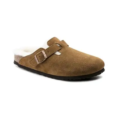 Birkenstock shearling-lined Boston clogs