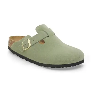 olive green Birkenstock clog