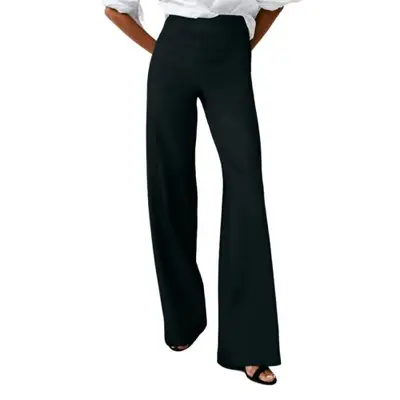 Person wearing black trouser pants