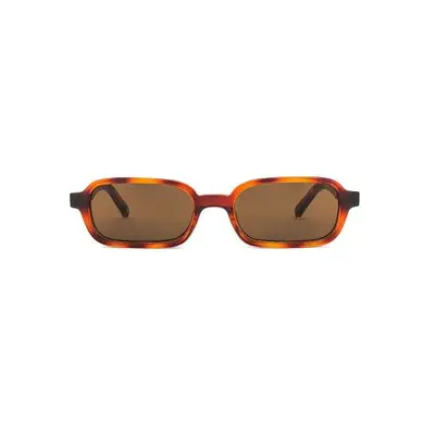 brown and orange sunglasses