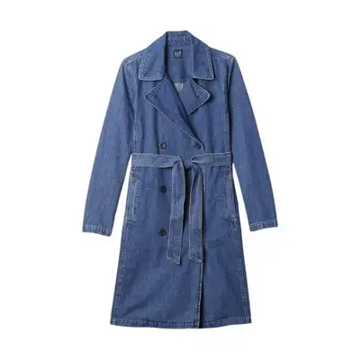 denim trench coat