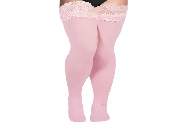 Moon Wood Thigh High Stockings