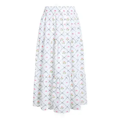 Hill House The Florence Nap Skirt in butterfly trellis