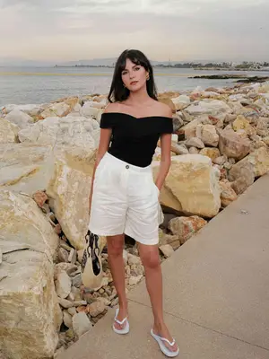 & Other Stories Fringed Crochet Midi Dress in white