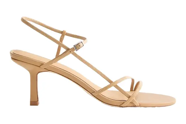 Quince Italian Leather 70mm Strappy Heel