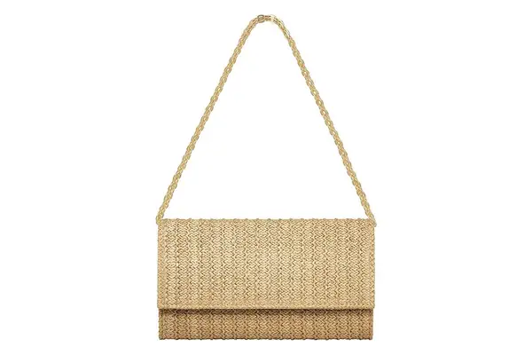Straw Clutch Purse Shoulder Crossbody Bag Envelope Purse