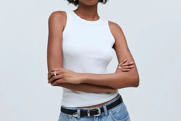 Madewell Supima Rib Cutaway Tank