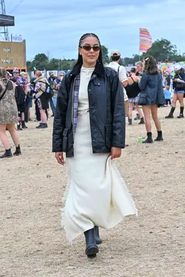 Grace arter at Glastonbury 2024