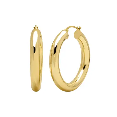 ByChari Sade Hoops in gold